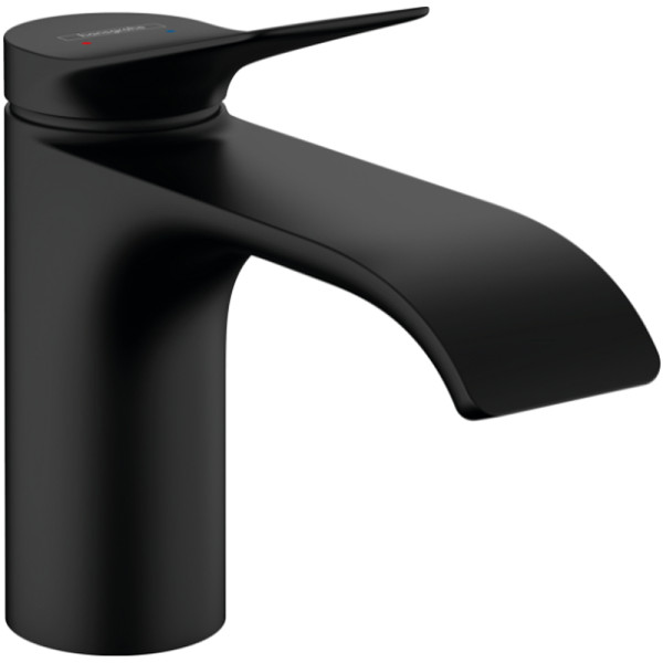Смеситель для раковины Hansgrohe Vivenis Керамический картридж Черный (75010670). Фото 1