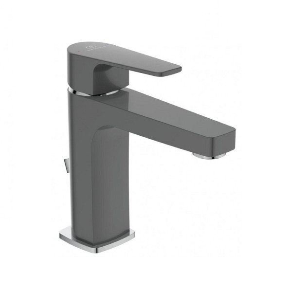 Смеситель для раковины Ideal Standard Керамический картридж со сливным гарнитуром Серый (BC686U8). Фото 1