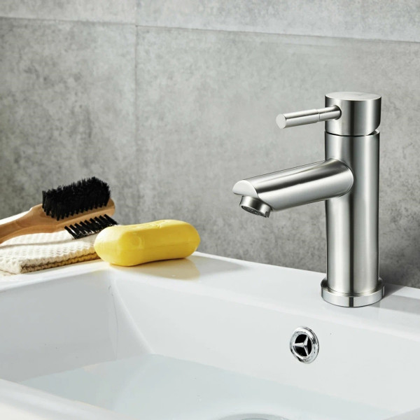 Смеситель для раковины Maretti Project-S PS32RF19, сатин. Фото 3