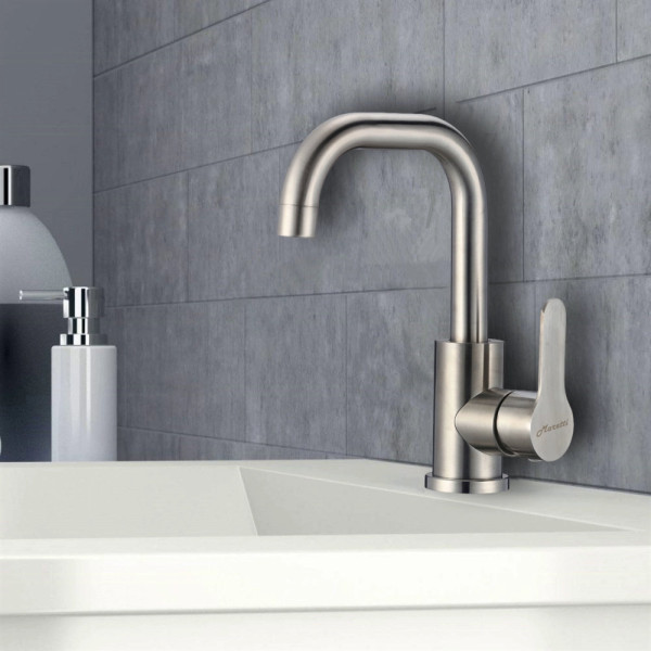 Смеситель для раковины Maretti Project-S PS32RP55, сатин. Фото 4