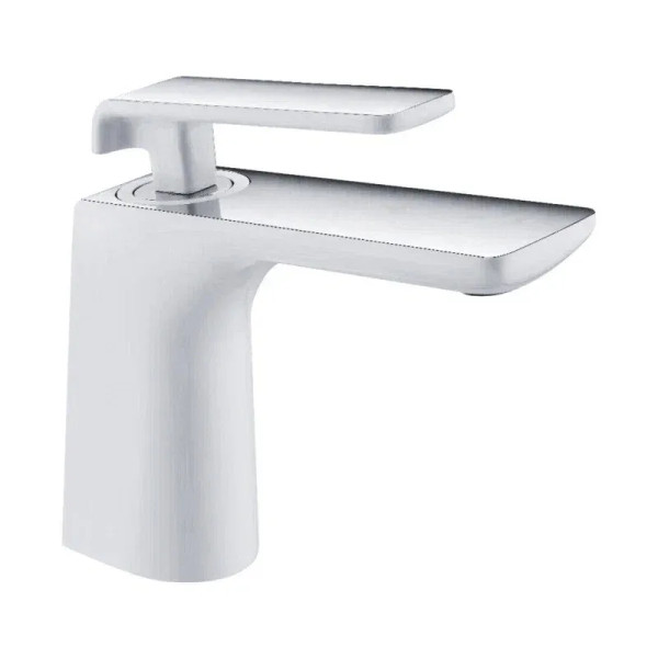 Смеситель для раковины Rose R14F R1401F, белый/хром. Фото 1
