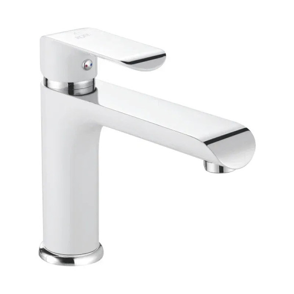 Смеситель для раковины Rose R21F R2101F-1, белый/хром. Фото 1