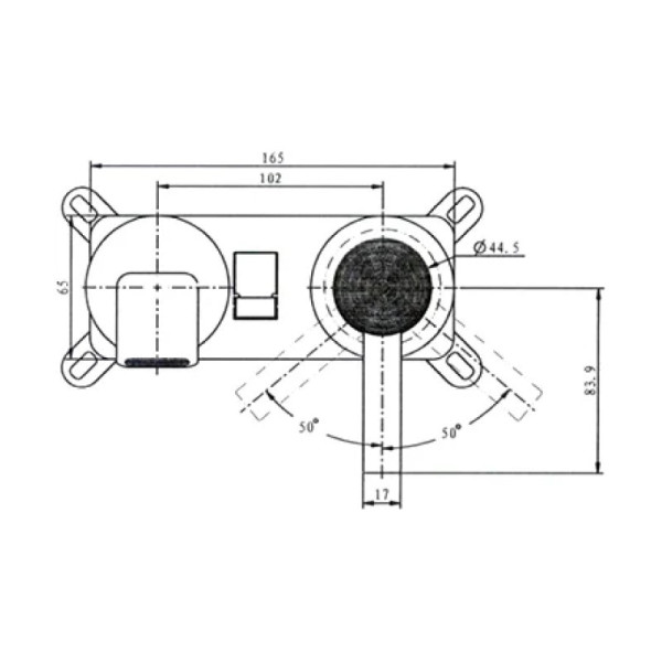 Смеситель для раковины SMARTFLOW SMF0102-R01BK, черный. Фото 4