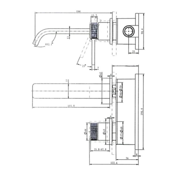 Смеситель для раковины SMARTFLOW SMF0102-R01CP, хром. Фото 2