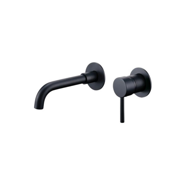 Смеситель для раковины встраиваемый Maretti Eleganza Black ENB32RF13, черный. Фото 1