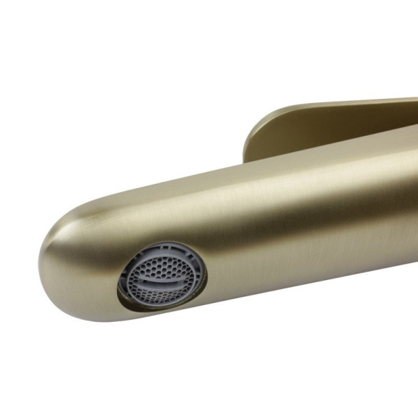 Смеситель для раковины высокий Bronze de Luxe ICON 2041CG, матовое золото. Фото 3