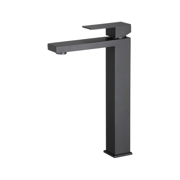 Смеситель для раковины высокий D-Lin H111324-A, черный. Фото 1