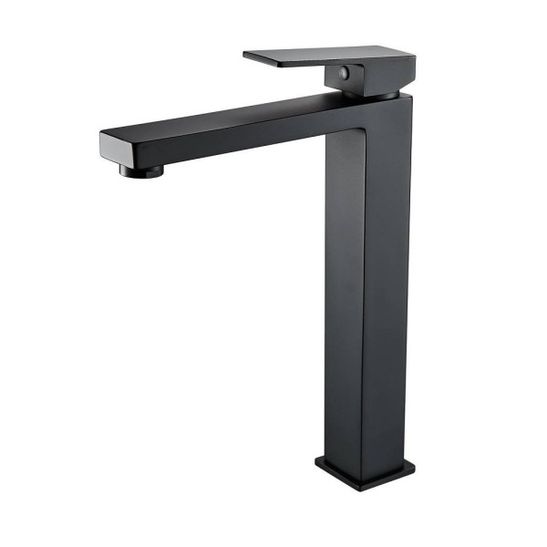Смеситель для раковины высокий Maretti Umbria Black UMB32RF52, черный. Фото 1