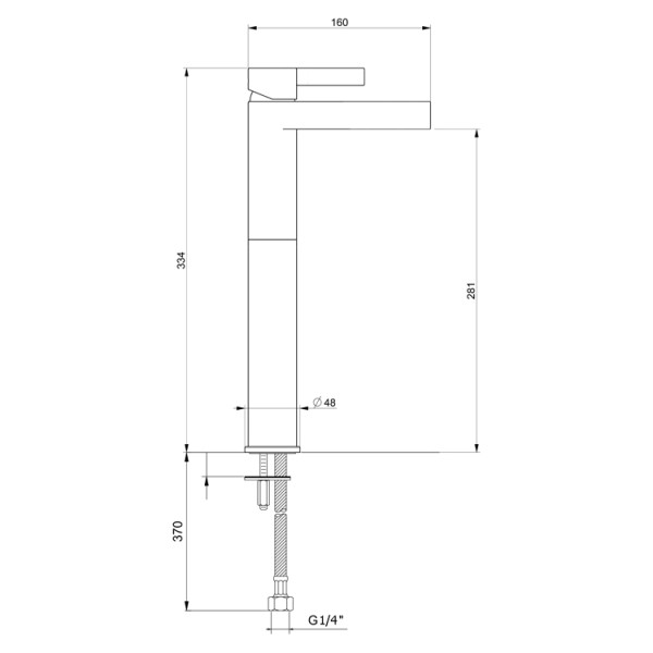Смеситель для раковины Webert DoReMi DR830402015, хром. Фото 2