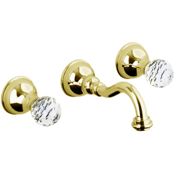 Смеситель для раковины Webert Karenina KA750404010, золото. Фото 1