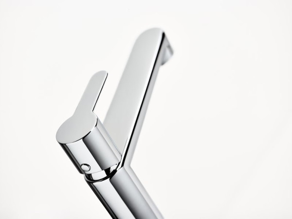 Смеситель для умывальника без донного клапана PU 015.00 высокий. Фото 5