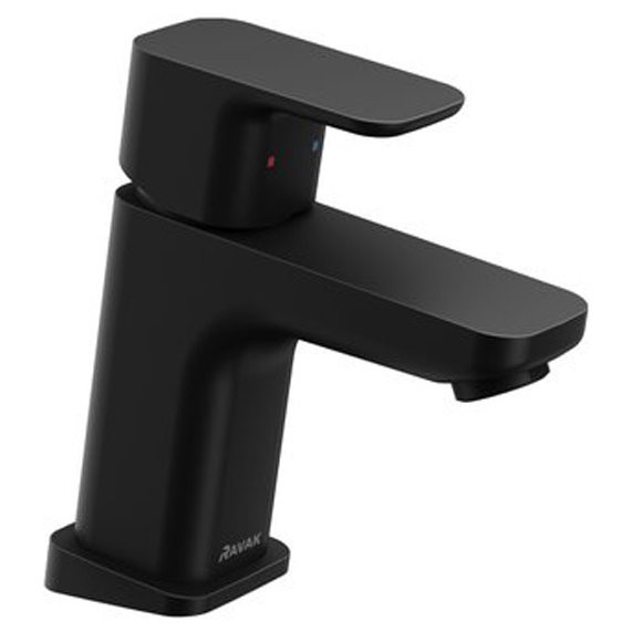 Смеситель для умывальника без донного клапана TD F 012.20 черный. Фото 1