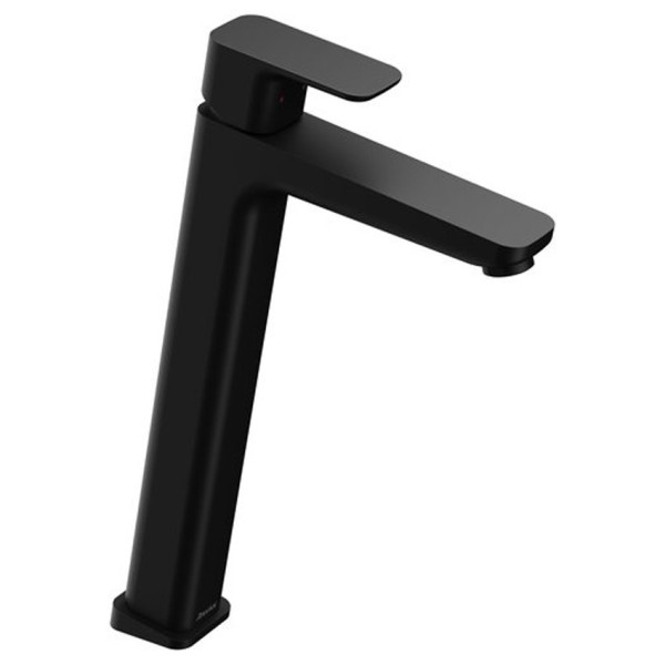 Смеситель для умывальника без донного клапана TD F 015.20 высокий черный. Фото 1