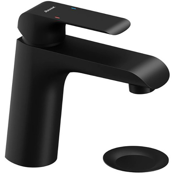 Смеситель для умывальника с донным клапаном FL 013.20 черный. Фото 1