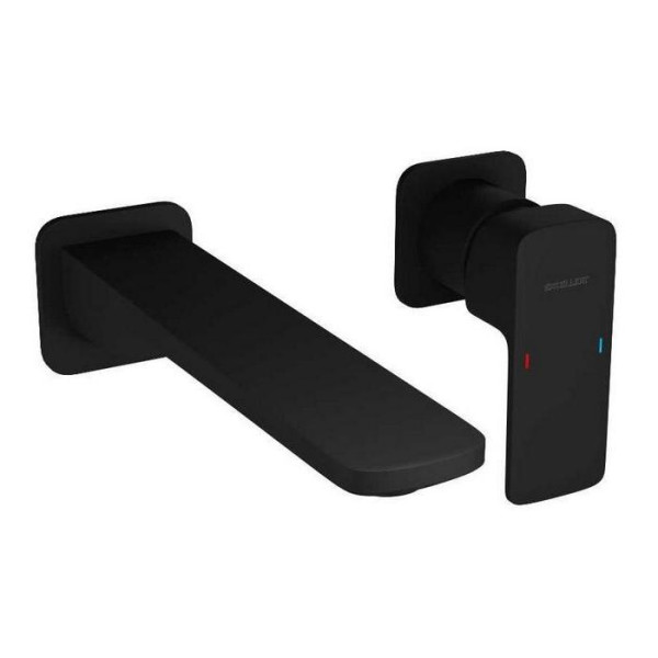 Смеситель для умывальника скрытого монтажа EXCELLENT Keria AREX.2014BL (черный мат). Фото 1