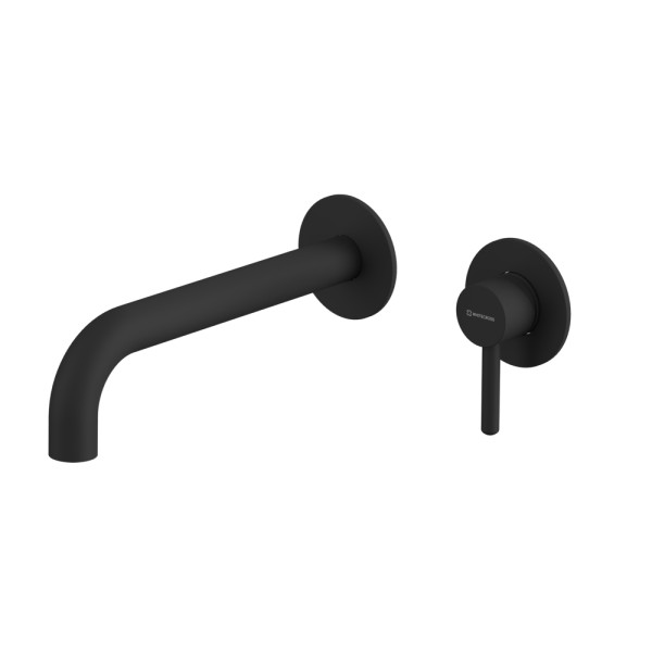 Смеситель для умывальника скрытого монтажа WHITECROSS Y Y1215BL (черный мат). Фото 1