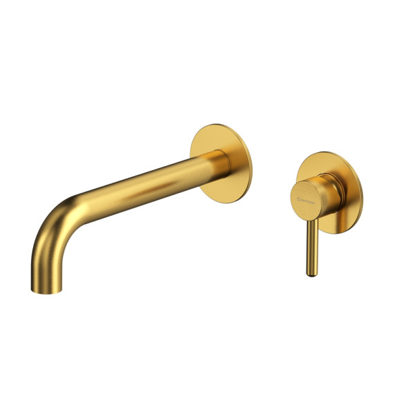 Смеситель для умывальника скрытого монтажа WHITECROSS Y Y1215GLB (брашированное золото). Фото 1