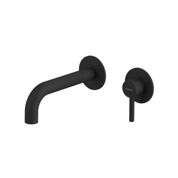 Смеситель для умывальника скрытого монтажа WHITECROSS Y Y1216BL (черный мат). Фото 1