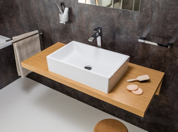 Смеситель для умывальника высокий без донного клапана 333 мм TD 015.00. Фото 3