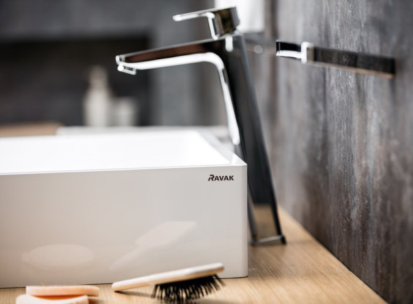 Смеситель для умывальника высокий без донного клапана 333 мм TD 015.00. Фото 5