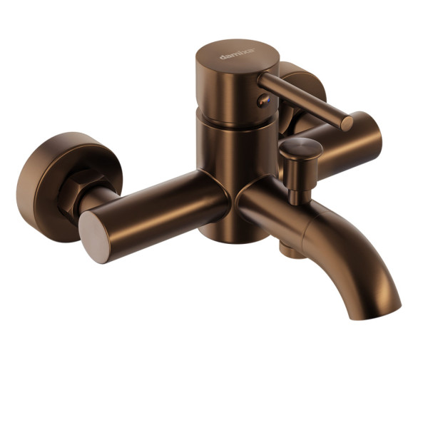 Смеситель для ванной и душа, розовое золото. Фото 1