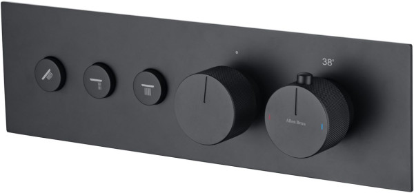 Смеситель для ванны Allen Brau Liberty 5.33003-31 (с внутренней частью) черный матовый. Фото 1