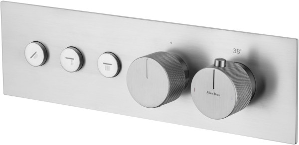 Смеситель для ванны Allen Brau Liberty 5.33003-BN (с внутренней частью) никель браш. Фото 1