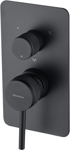 Смеситель для ванны Allen Brau Priority 5.31A11-31 (с внутренней частью) черный матовый. Фото 1