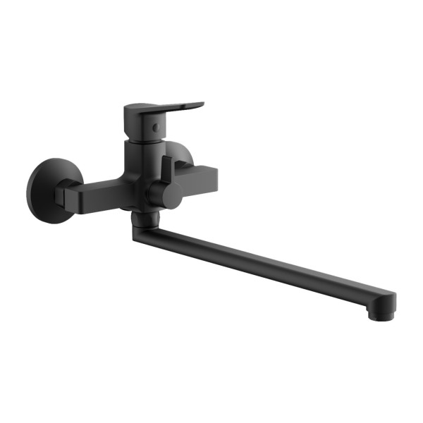 Смеситель для ванны BELZ B22715-7, черный. Фото 1