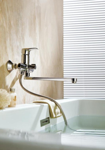 Смеситель для ванны Bravat Alfa F6120178CP-01L, хром. Фото 4