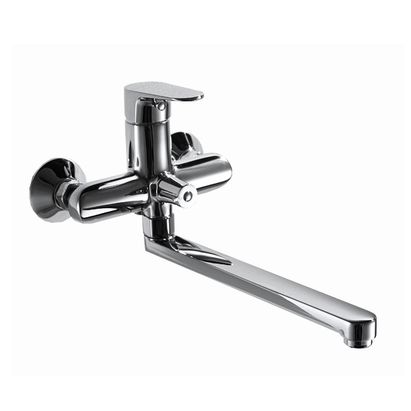 Смеситель для ванны Bravat Alfa универсальный, хром (F6120178CP-01L). Фото 1