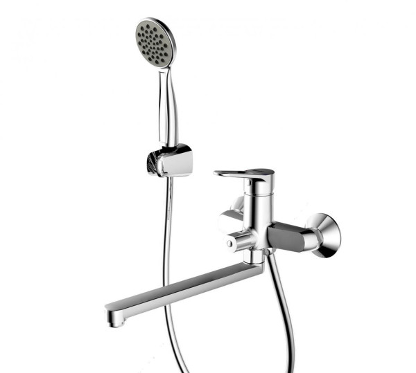 Смеситель для ванны Bravat Eco-D F693158C-LB, хром. Фото 1