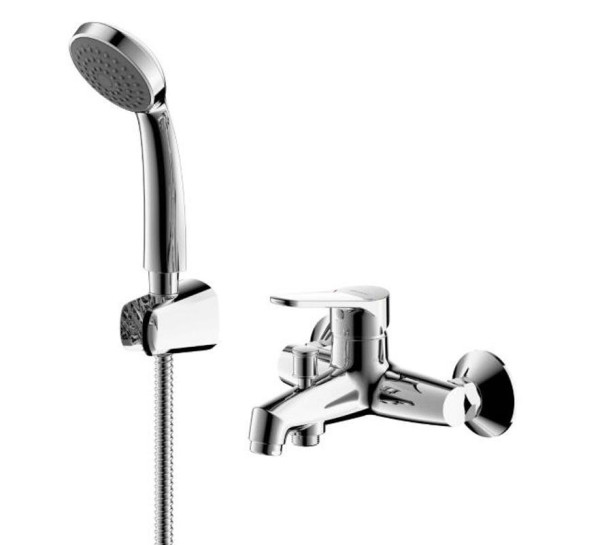 Смеситель для ванны Bravat Emeralda F6135147CP-B-RUS, хром. Фото 1