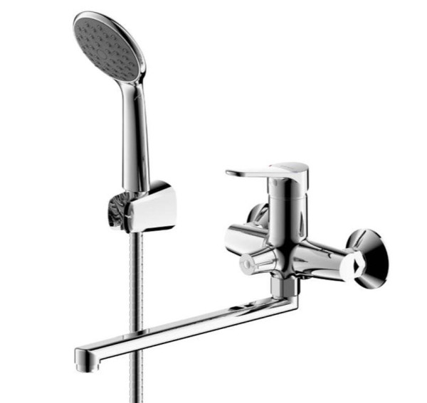 Смеситель для ванны Bravat Emeralda F6135147CP-LB-RUS, хром. Фото 1