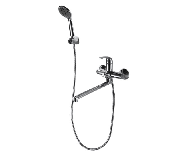 Смеситель для ванны Bravat FIT F6135188CP-LB-RUS, хром. Фото 1