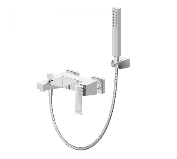 Смеситель для ванны Bravat Iceberg F676110C-B-RUS, хром. Фото 1