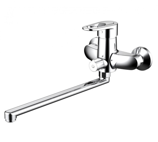 Смеситель для ванны Bravat LOOP F6124182CP-02L-RUS, хром. Фото 1