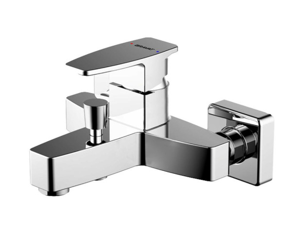 Смеситель для ванны Bravat Riffle F672106C-01, хром. Фото 1