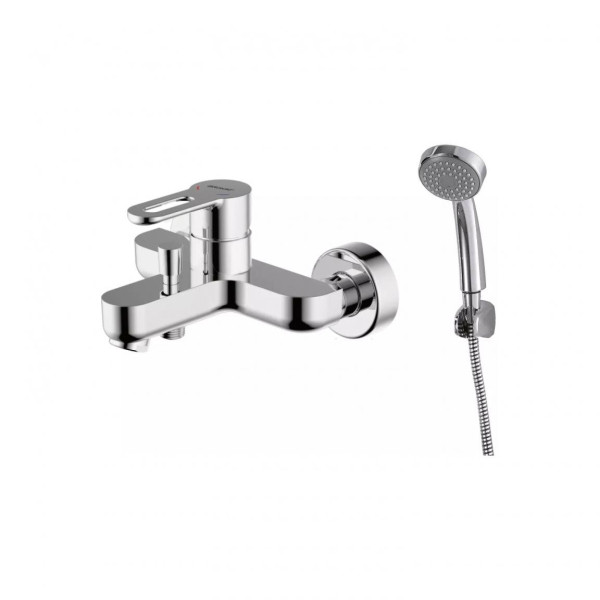 Смеситель для ванны Bravat Stream-D F637163C-B, хром. Фото 1