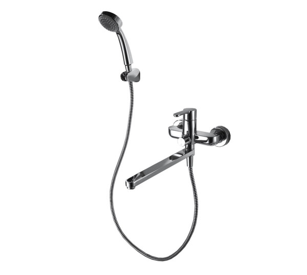 Смеситель для ванны Bravat Stream F63783C-LB, хром. Фото 1