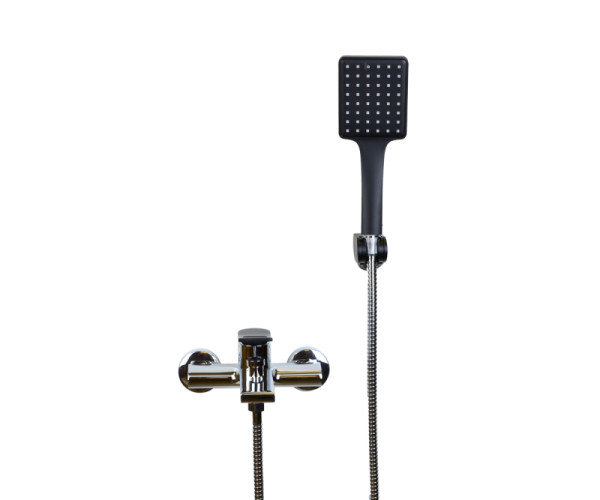 Смеситель для ванны Bronze de Luxe Element EL03CB, хром/черный. Фото 3