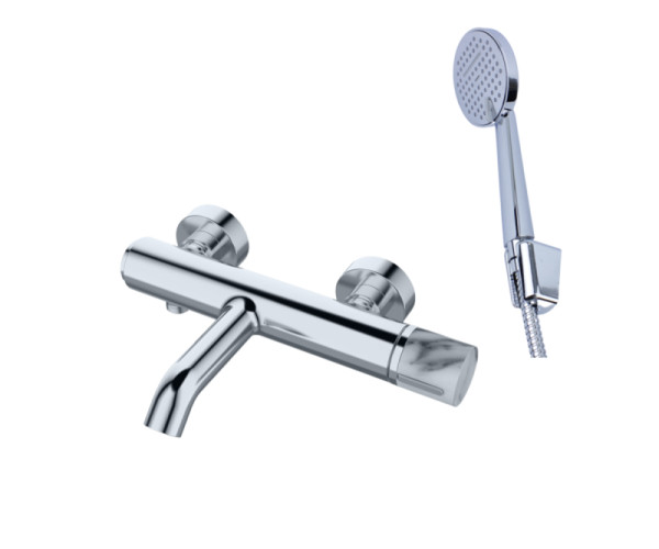 Смеситель для ванны Bronze de Luxe FOCUS 24603CM, хром. Фото 1