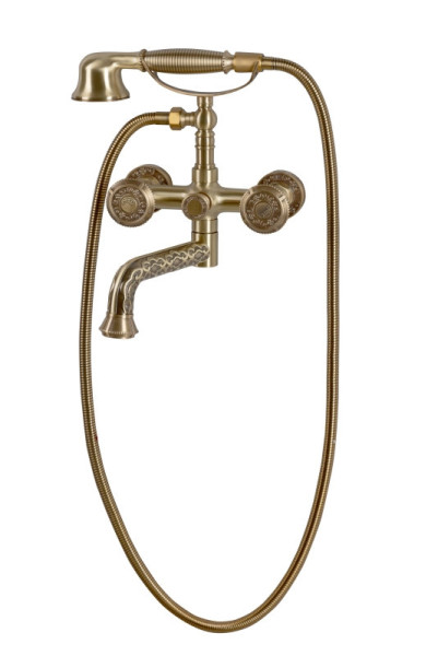 Смеситель для ванны Bronze de Luxe ROYAL 10119P, бронза. Фото 3