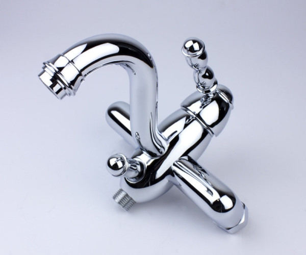 Смеситель для ванны Bronze de Luxe TIFFANY 1904CR, хром. Фото 4