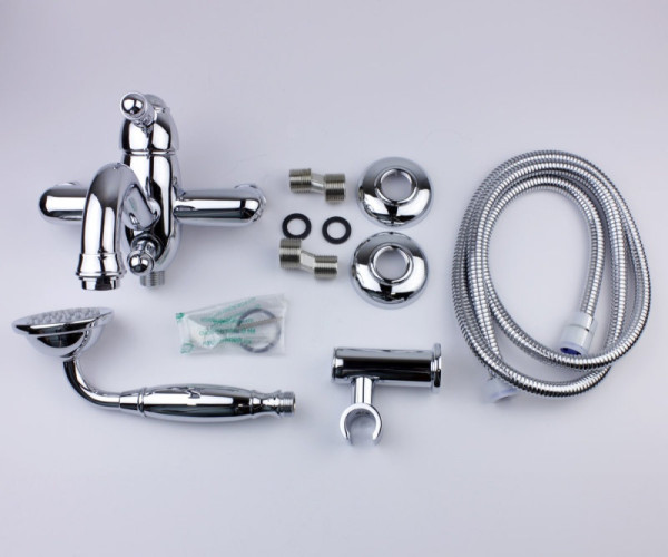 Смеситель для ванны Bronze de Luxe TIFFANY 1904CR, хром. Фото 6