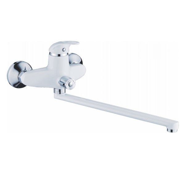 Смеситель для ванны Cron CN2203-8, белый. Фото 1