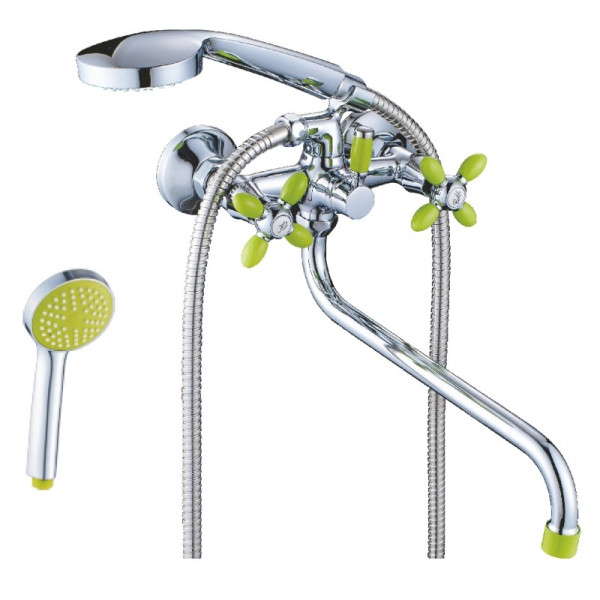 Смеситель для ванны Cron CN22127-12, зеленый. Фото 1