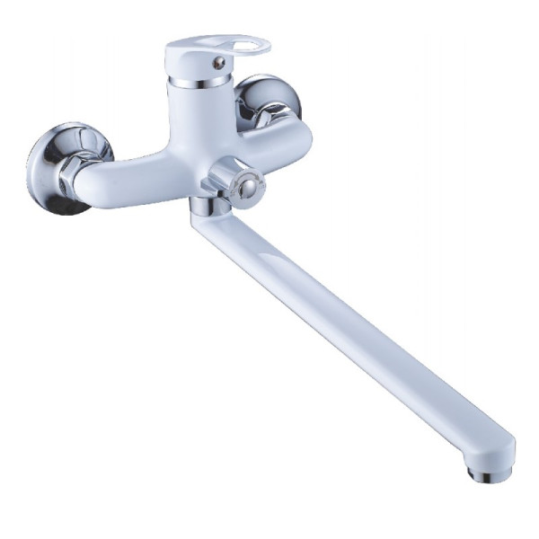 Смеситель для ванны Cron CN2213-8, белый. Фото 1