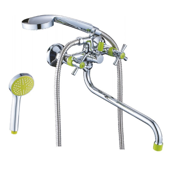 Смеситель для ванны Cron CN22142-12, зеленый. Фото 1