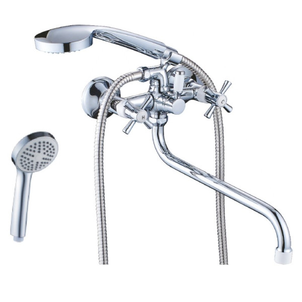 Смеситель для ванны Cron CN22142-8, белый. Фото 1